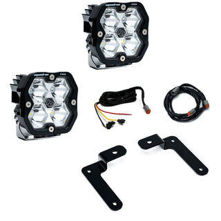 Baja Designs 2018-2026 Jeep JL/JT  20-26 Gladiator  A-Pillar Pro Kit W/Upfitter  Squadron Pro 2.0  Clear  Spot