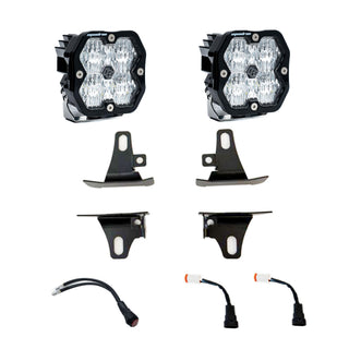 Baja Designs 2017-2022 Ford Super Duty  15-20 F-150  Fog Pocket Kit  Fog Pocket Kit  Squadron Sport 2.0  Clear  WC