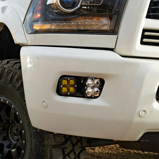 Baja Designs 2010-2018 Dodge Ram 2500/3500  09-12 1500  Fog Pocket Kit  Squadron SAE 2.0  Baja Amber  SAE Fog