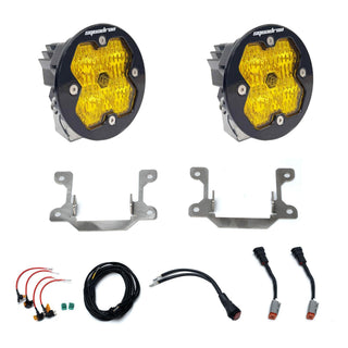 Baja Designs Squadron-R 2.0 Sport Fog Pocket Light Kit - Ford 2014-2017 Fiesta ST (Baja Amber)