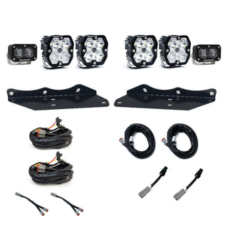 Baja Designs 2017-2020 Ford Raptor  Fog Pocket Kit Sportsman  Squadron SAE 2.0/S2  Clear  SAE Fog