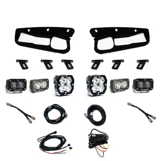 Baja Designs Ford  Bronco (21-26) S2 SAE Clear  S2 Sport D/C Clear  Squadron 2.0 Sport Clear Spot  Steel Bumper