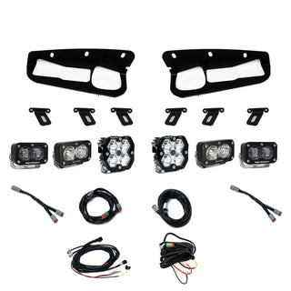 Baja Designs Ford  Bronco (21-26) S2 SAE Clear  S2 Pro D/C Clear  Squadron 2.0 Pro Spot Clear  FPK Steel Bumper