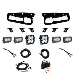 Baja Designs Ford  Bronco (21-26) S2 Sport D/C Clear  S2 Sport W/C Clear  Squadron 2.0 Pro Spot Clear  FPK Steel Bumper