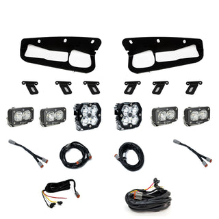 Baja Designs Ford  Bronco (21-26) S2 Sport D/C Clear  S2 Sport W/C Clear  Squadron 2.0 Pro Spot Clear  FPK Steel Bumper W/ Upfitter