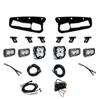 Baja Designs Ford  Bronco (21-26) S2 Sport D/C Clear  S2 Sport W/C Clear  Squadron 2.0 Spot Spot Clear  FPK Steel Bumper