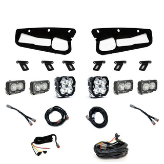 Baja Designs Ford  Bronco (21-26) S2 Sport D/C Clear  S2 Sport W/C Clear  Squadron 2.0 Spot Spot Clear  FPK Steel Bumper W/ Upfitter