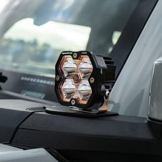 Baja Designs Ford Bronco (21-26)  Bronco Raptor (22-26)  A-Pillar Kit Toggle  Squadron Pro 2.0  Clear  Spot