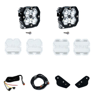 Baja Designs Ford Bronco (21-26)  Bronco Raptor (22-26)  A-Pillar Kit Upfitter  Squadron Pro 2.0  Clear  Spot