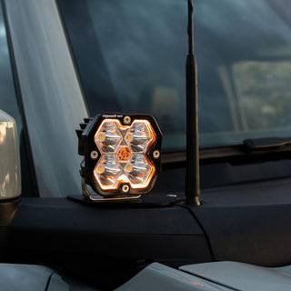 Baja Designs Ford Bronco (21-26)  Bronco Raptor (22-26)  A-Pillar Kit Toggle  Squadron Sport 2.0  Clear  Spot