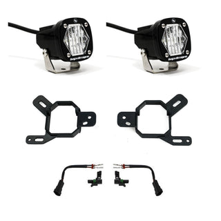 S1 Fog Pocket Light Kit - GMC/Chevy 2023-2026 Canyon/Colorado; 2024-2026 Yukon  2500/3500; 2022-2026 Sierra 1500 AT4-X (Clear)