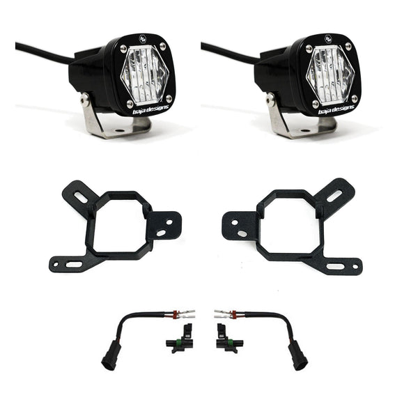S1 Fog Pocket Light Kit - GMC/Chevy 2023-2026 Canyon/Colorado; 2024-2026 Yukon  2500/3500; 2022-2026 Sierra 1500 AT4-X (Clear)