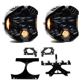 DOT LP6 LED Headlight Kit - 2015-2024 Harley Davidson Road Glide (Amber)