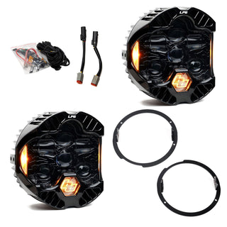 DOT LP6 LED Headlight Kit - Jeep 2007-2018 Wrangler JK; NOTE: W/LED Headlights (Amber)