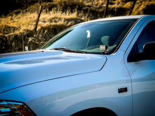Squadron Sport A-Pillar Kit - '09-10 Ram 1500; '11-18 1500; '19 1500 Classic (Driving/Combo; Clear)