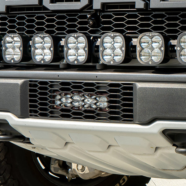 OnX6+ 10 Inch Grille Lower Kit - '17-20 F-150 Raptor (Driving/Combo; Clear)