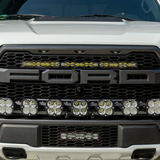 S8 30 Inch Grille Upper Kit - '17-20 F-150 Raptor (Driving/Combo; Clear)