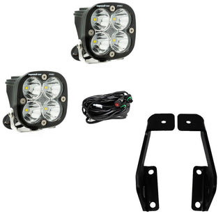 Squadron Pro A-Pillar Kit - '09-14 F-150; '10-14 F-150 SVT Raptor (Driving/Combo; Clear)