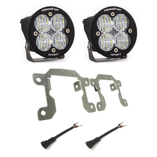 Squadron Sport Fog Pocket Kit - '19-23 Ranger; '21-25 Bronco W/ OE Plastic Bumper (Wide Cornering; Clear)