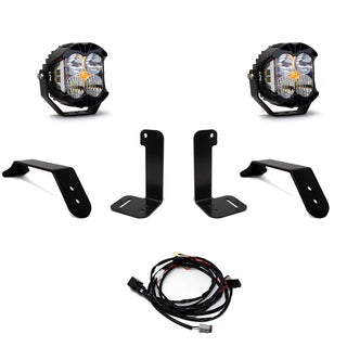 LP4 Pro Bumper Kit - '20-26 Gladiator / '18-26 Wrangler JL; W/ OE Plastic Bumper (Driving/Combo; Clear; Toggle Wiring)