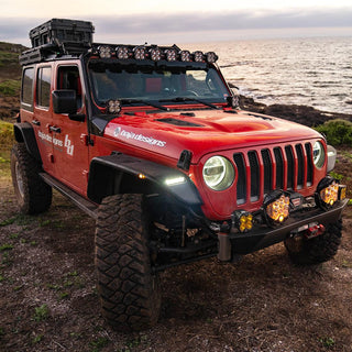 XL Sport Linkable Roof Mount Kit - '20 / '18-26 Wrangler JL (Multi-Pattern; Clear; Upfitter Wiring)
