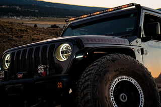 S8 50 Inch Roof Mount Kit - '20-26 Gladiator / '18-26 Wrangler JL; Exc. Rubicon 392 (Driving/Combo; Clear; Toggle Wiring)