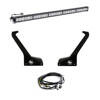 OnX6+ 50 Inch Roof Mount Kit - '20-26 Gladiator / '18-26 Wrangler JL; Exc. Rubicon 392 (Driving/Combo; Clear; Toggle Wiring)