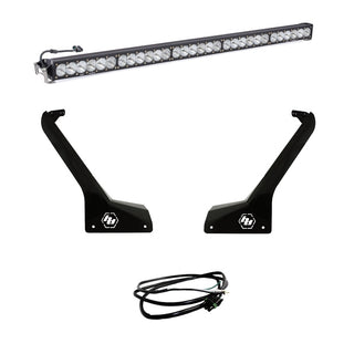 OnX6+ 50 Inch Roof Mount Kit - '20-26 Gladiator / '18-26 Wrangler J; Exc. Rubicon 392L (Driving/Combo; Clear; Upfitter Wiring)