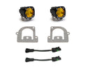 S1 Fog Pocket Kit - '21-24 Bronco Sport (Wide Cornering; Baja Amber)
