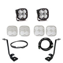 Squadron Sport A-Pillar Kit - '21-23 F-150 (Spot; Clear; Upfitter Wiring)