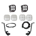 Squadron Pro A-Pillar Kit - '21-23 F-150 (Spot; Clear; Upfitter Wiring)