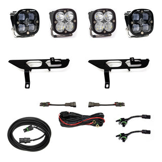 Squadron SAE/Pro Fog Pocket Kit - '21-23 F-150 W/o DRL (SAE Fog; Clear; Toggle Wiring)