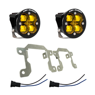 Squadron-R SAE Fog Pocket Kit - '14-17 Fiesta ST; '13-14 Focus ST; '13-16 Fusion; '15-17 Mustang; '15-16 Transit; '13-16 BRZ/Impreza; '13-19 Crosstrek; '14-18 Forrester  '10-12 Legacy/Outback; '15-19 WRX/STI (SAE Fog; Baja Amber)