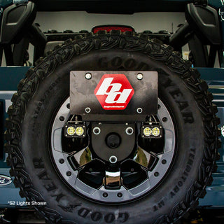 S1 Dual Reverse Kit - '21-26 Bronco (Multi-Pattern; Clear; Toggle Wiring; License Plate Mount)
