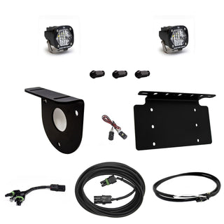 S1 Dual Reverse Kit - '21-26 Bronco (Multi-Pattern; Clear; Upfitter Wiring; License Plate Mount)