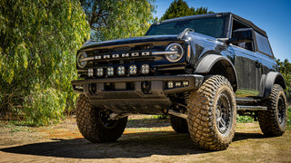 XL Sport Linkable Sport Bumper Light Kit - '21-26 Bronco; W/ OE Plastic Bumper (Multi-Pattern; Clear; Upfitter Wiring)