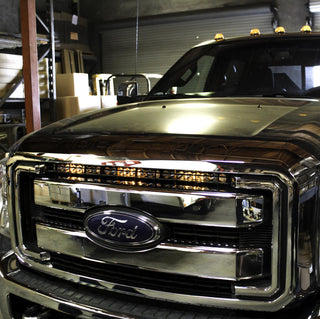 S8 30 Inch Grille Upper Light Kit - '11-16 F-250/350 Super Duty (Driving/Combo; Clear)