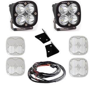 Squadron Pro A-Pillar Kit - '07-18 Wrangler JK (Spot; Clear)