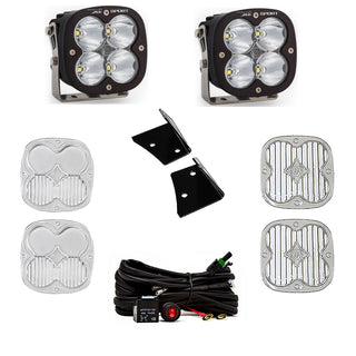 XL Sport A-Pillar Kit - '07-18 Wrangler JK (Spot; Clear)