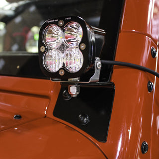 XL Pro A-Pillar Kit - '07-18 Wrangler JK (Spot; Clear)