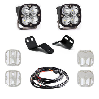 Squadron Sport A-Pillar Kit - '14-21 RZR XP 1000; XP Turbo; Turbo S (Spot; Clear)