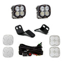 XL80 A-Pillar Kit - '14-21 RZR XP 1000; XP Turbo; Turbo S (Driving/Combo; Clear)