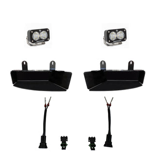 S2 Sport Fog Pocket Kit - '19-26 2500/3500 (Wide Cornering; Clear)