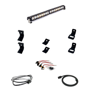 S8 20 Inch Grille Kit - '19-24 1500 Rebel; '21-24 1500 TRX (Driving/Combo; Clear)