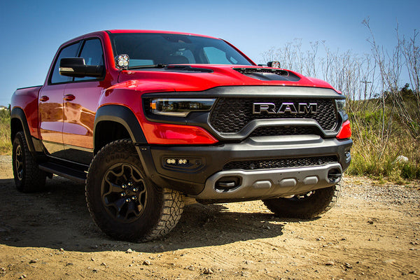 Baja Designs Squadron SAE Fog Pocket Kit, 2019-26 RAM 2500 3500 Big Horn, Clear Pair
