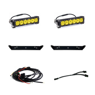 OnX6+ 10 Inch Dual Behind Grille Kit - '21-26 F-150 Raptor  '24-26 Raptor 37/R (Driving/Combo; Baja Amber)