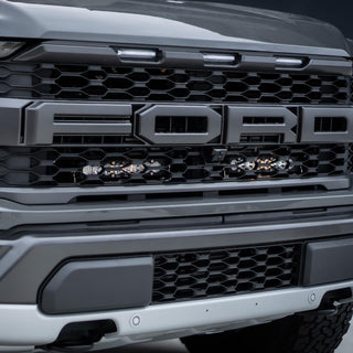 S8 10 Inch Dual Behind Grille Kit - '21-26 F-150 Raptor  '24-26 Raptor 37/R (Driving/Combo; Clear)