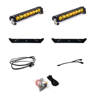 S8 10 Inch Dual Behind Grille Kit - '21-26 F-150 Raptor  '24-26 Raptor 37/R (Driving/Combo; Baja Amber)