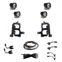 S1 Dual Fog Pocket Kit - '19-22 Sierra 1500 (Wide Cornering/Spot; Clear/Clear)