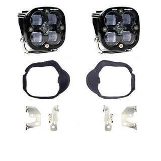 Mercedes Squadron SAE Fog Pocket Light Kit - Mercedes 2014-2018 Sprinter Van (Clear)